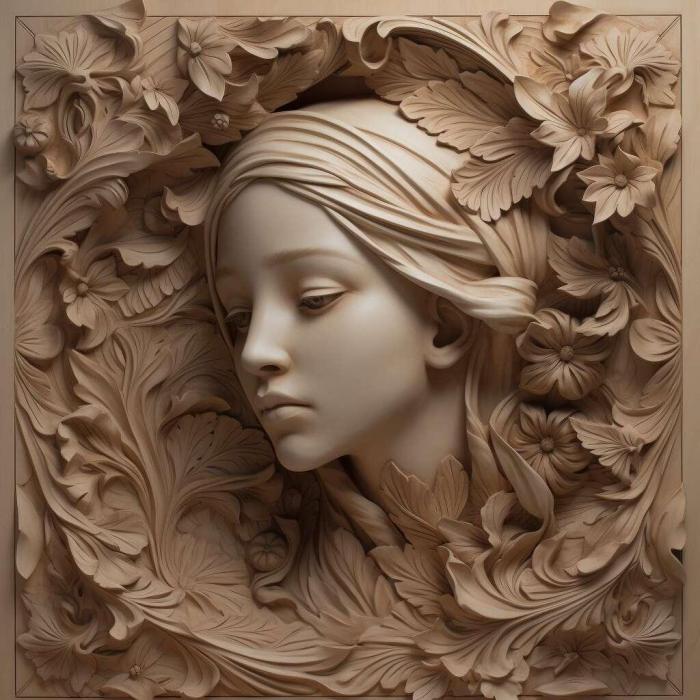 نموذج ثلاثي الأبعاد لآلة CNC 3D Art 